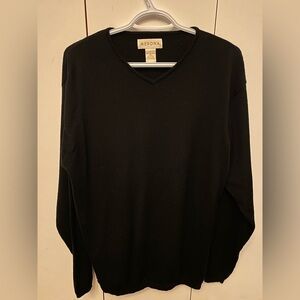 Merona Italian 100% wool V neck Pullover Long Sleeve Sweater Mens